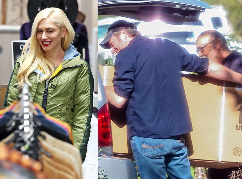 Gwen Stefani and Blake Shelton Are Photographed Getting Ready to Spend