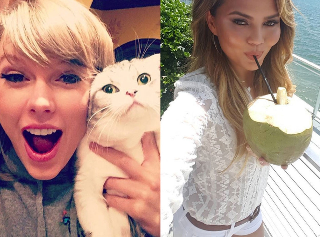Celebrity Instagrams, Best Of, Chrissy Teigen, Taylor Swift