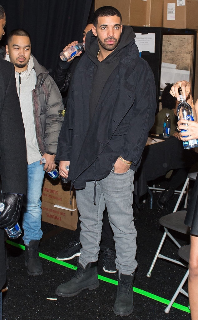 Drake from Stars at New York Fashion Week Fall 2015 | E! News