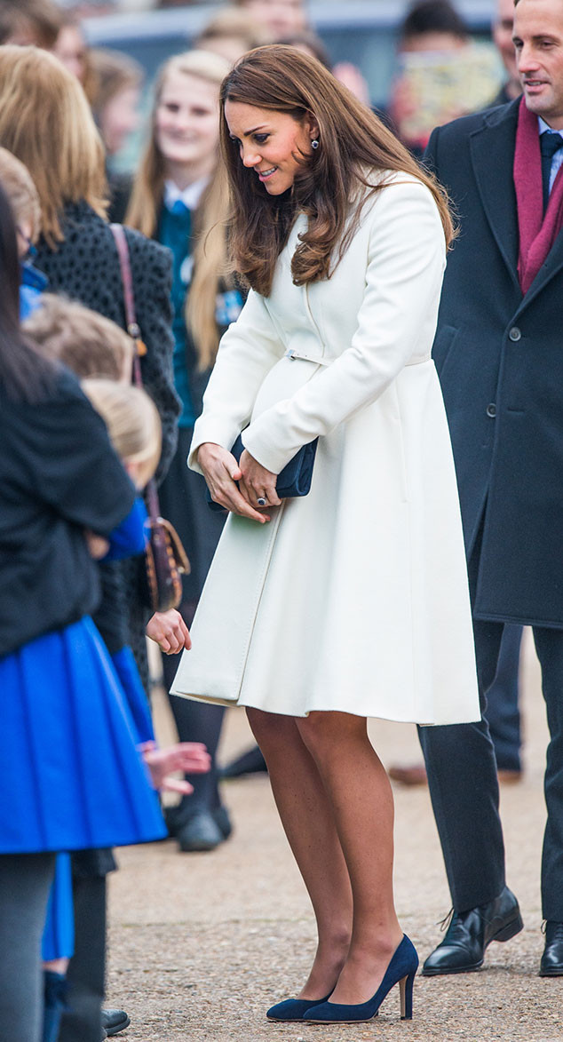 Kate Middleton Wows in White, Shows Off Bigger Baby Bump and Mustique ...