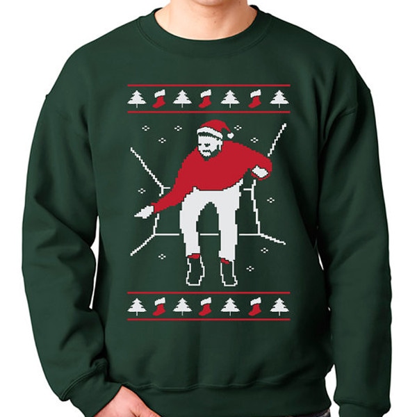 Ugly Holiday Sweaters Inspired By Pop Culture E Online Au Pop Culture Christmas Sweaters