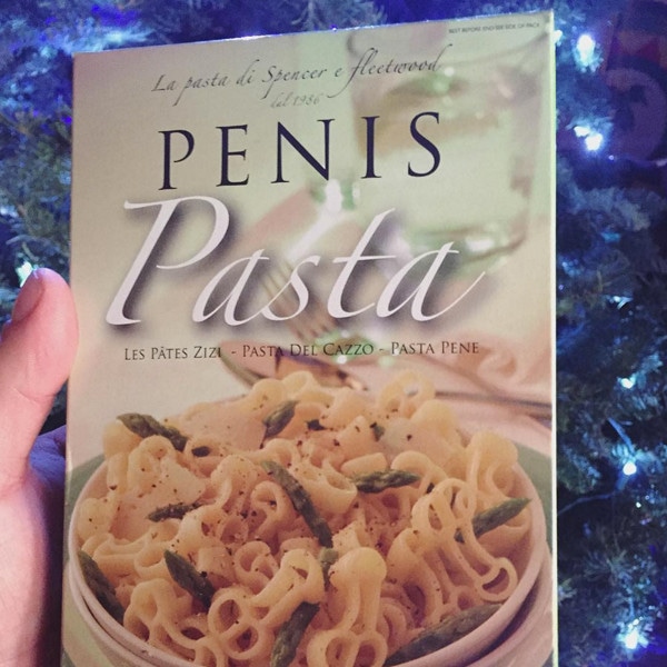 Zac Efron, Penis Pasta, Christmas 2015 Gift