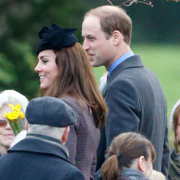 Kate Middleton Looks Sharp as She & Prince William Head to Church