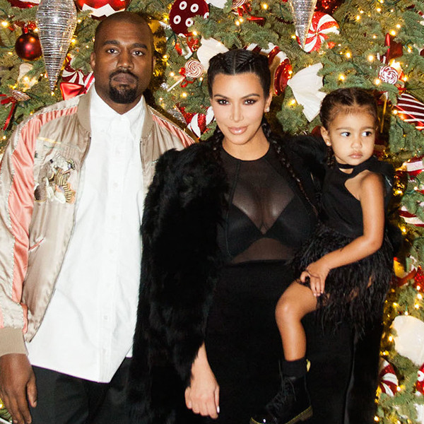 Kim Kardashian, North West, Kanye West, Christmas