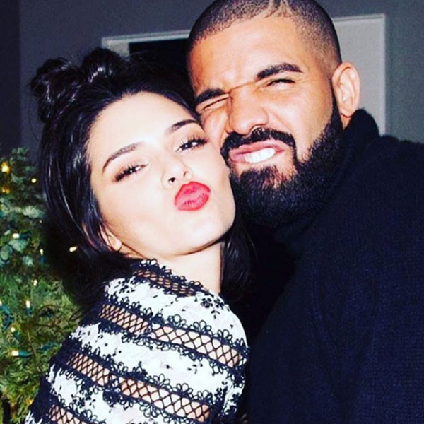 Drake & Kendall Jenner Were Cheek-to-Cheek on Christmas Eve