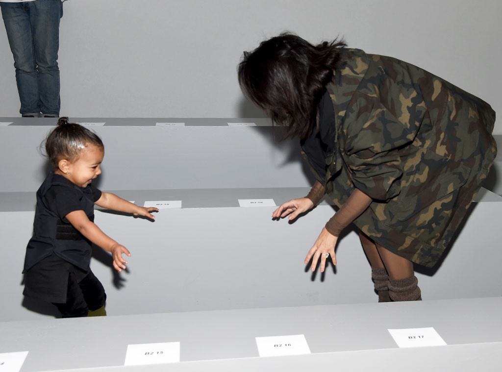 Kim Kardashian, North West, NYFW