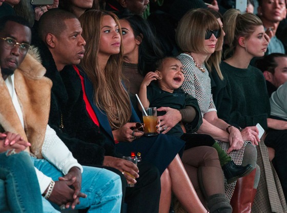 Sean Combs, Jay-Z, Beyonce, Kim Kardashian, North West, Anna Wintour 