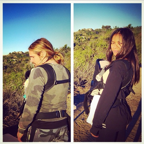 Zoe Saldana Reveals First Pic of Her Twins Cy and Bowie! See the