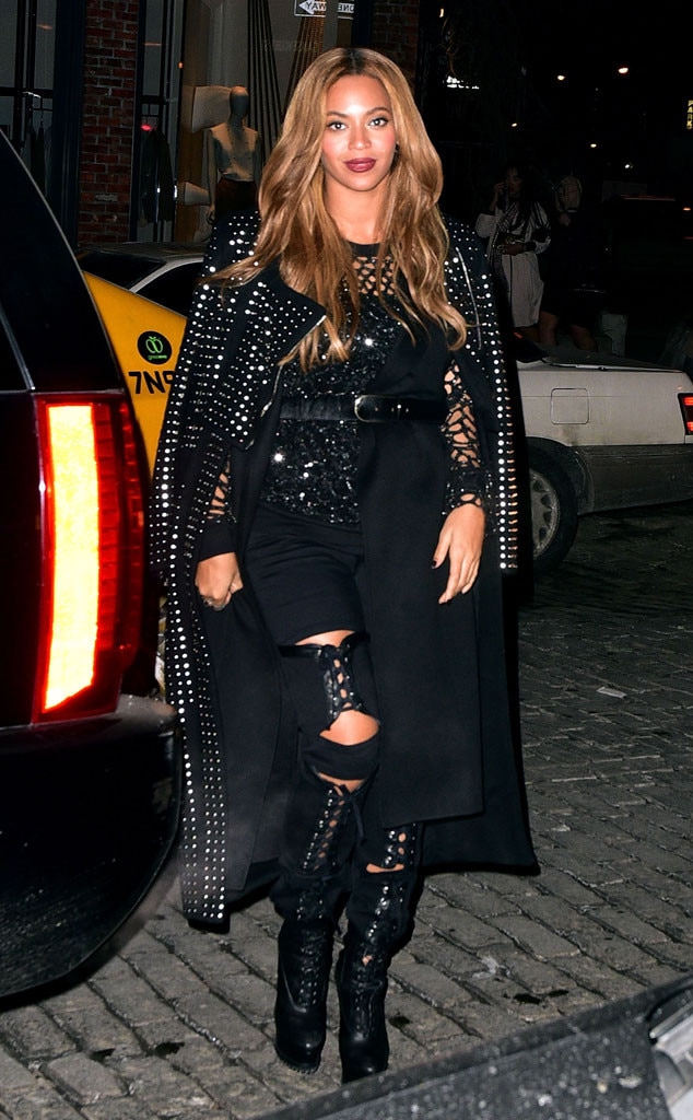 Beyoncé from Stars at New York Fashion Week Fall 2015 | E! News