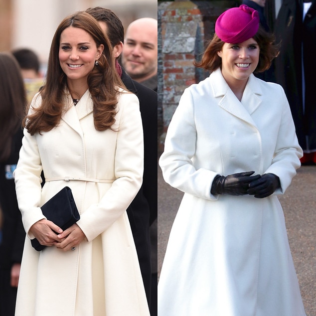 Kate middleton white coat cheap dress