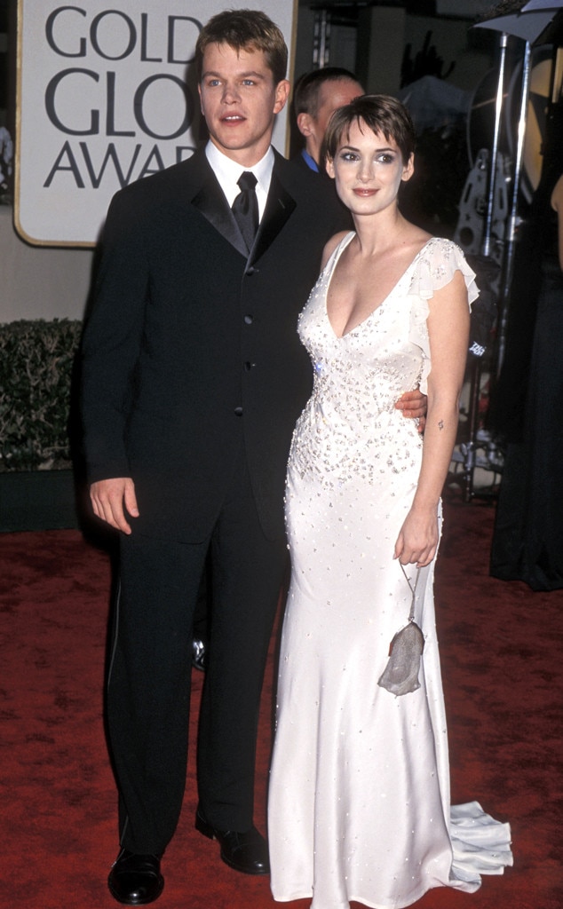 Matt Damon & Winona Ryder from '90s Couples You Probably About