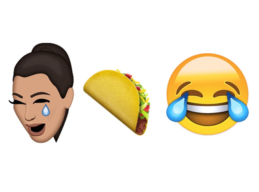 Kimoji, Taco Emoji, Laughing While Crying Emoji