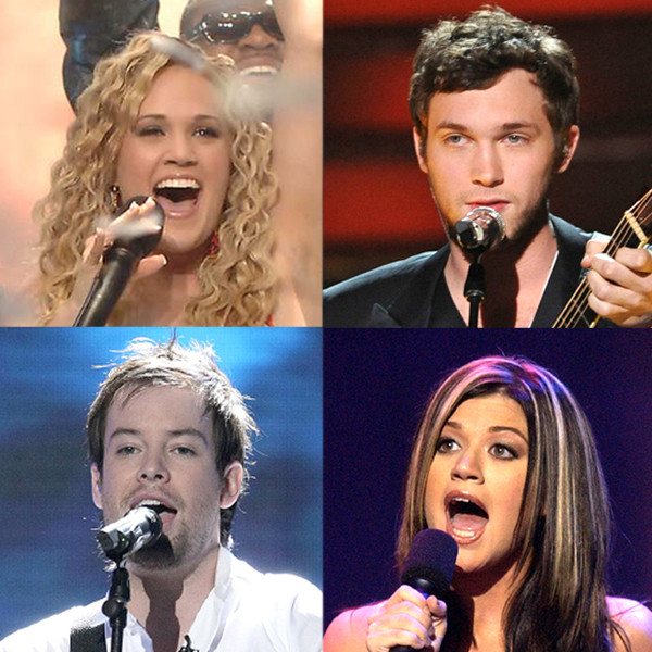 American Idol Winners View All The Winners From Seasons 1 15