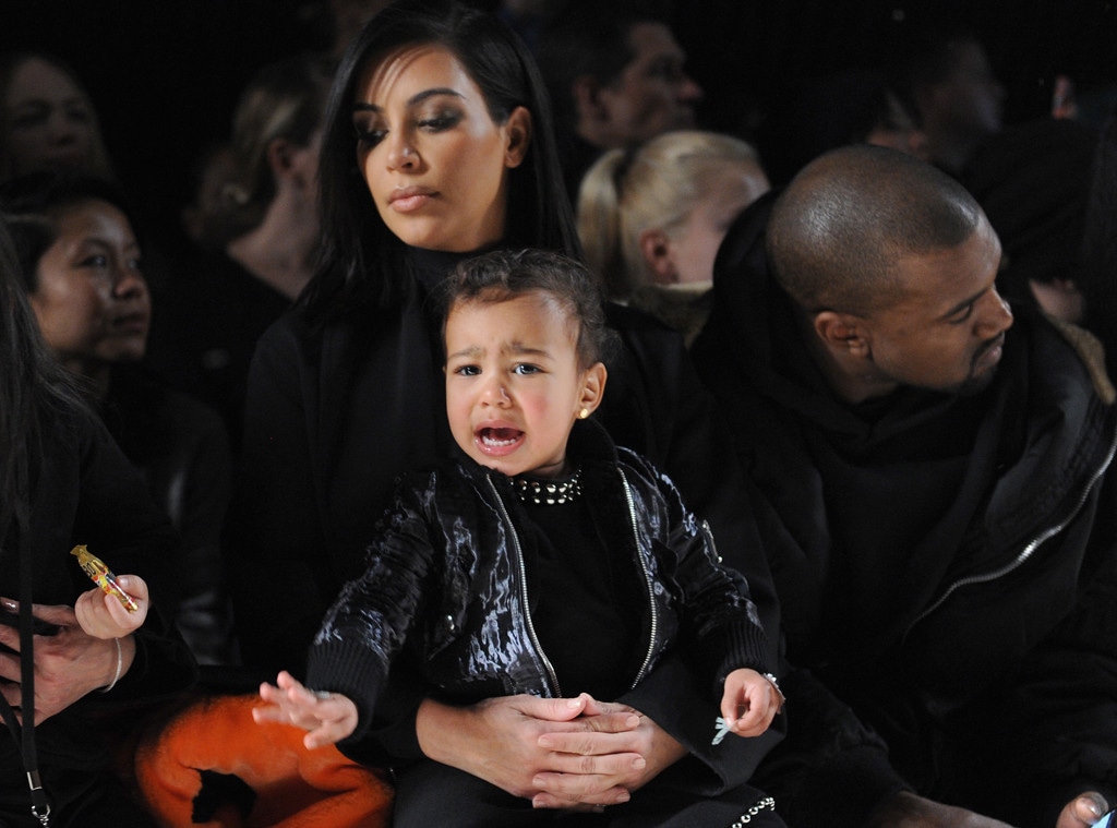 Kim Kardashian, North West, Kanye West, NYFW