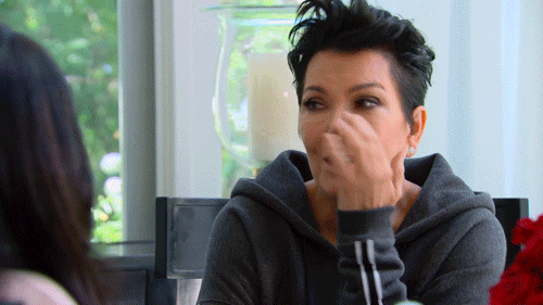 Kris Jenner Crying, GIF, Krismas