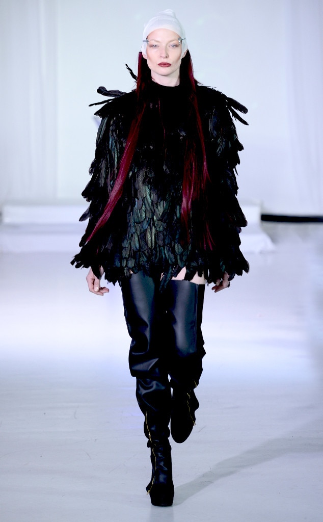 Nina Athanasiou from Best Looks at New York Fashion Week Fall 2015 | E ...
