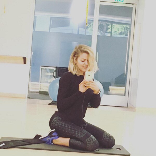 Back to Work from Khloe Kardashian's Hottest Gym Pics | E! News