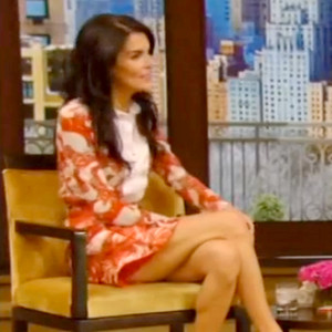 Angie Harmon Comes So Close To A Wardrobe Malfunction On Live Tv