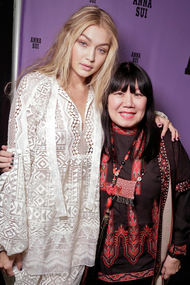 Gigi Hadid And Anna Sui From The Big Picture Todays Hot Photos E News 