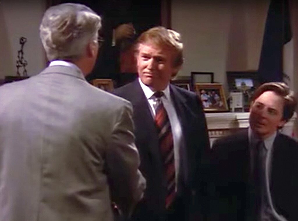 Trump W Kevin Sam W Nowym Jorku Youtube Spin City from Donald Trump Cameos in Movies and on TV | E! News
