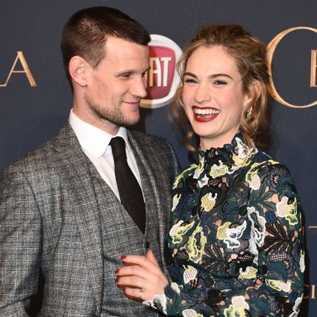Lily James Talks About Her Future With Matt Smith E Online