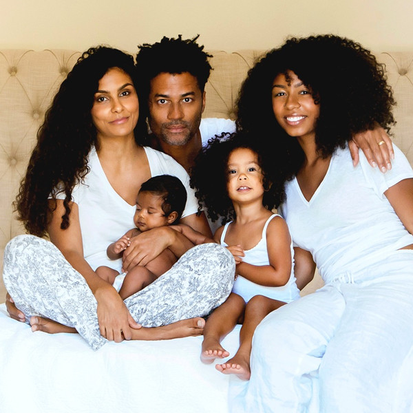 Eric Benet Shows Off Baby Daughter Amoura In Family Portrait E Online