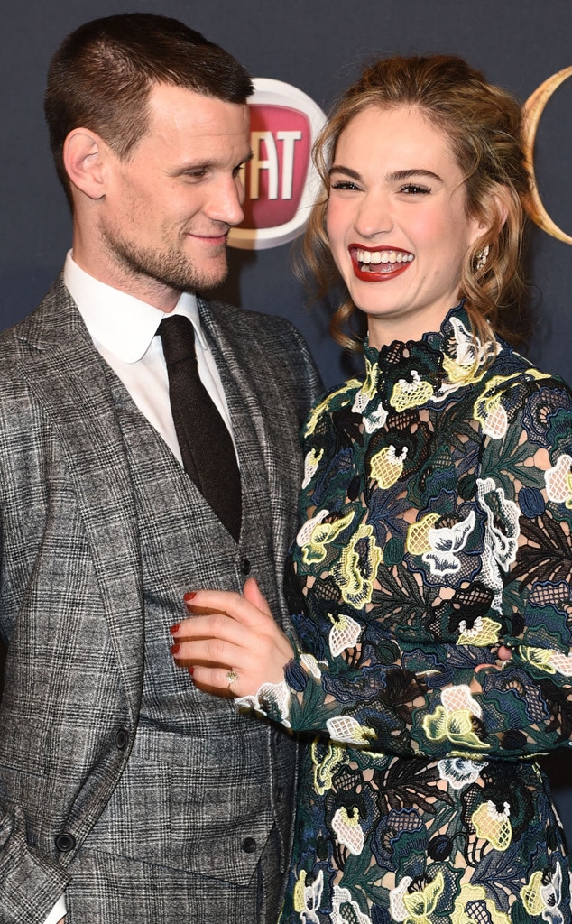 Matt Smith, Lily James 