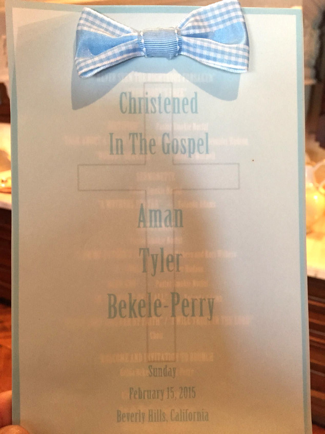 Oprah Attends Christening Of Tyler Perry S Son Pics E Online