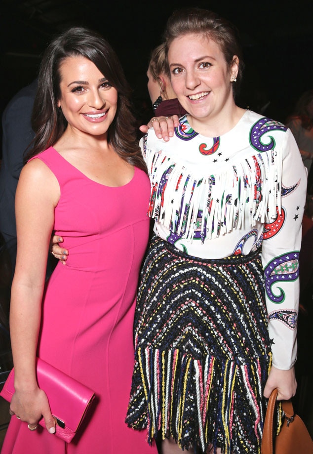 Lea Michele And Lena Dunham From The Big Picture Today S Hot Photos E News