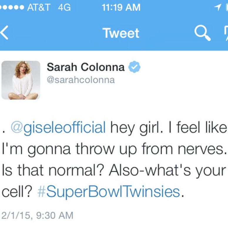 Sarah Colonna, Super Bowl Diary