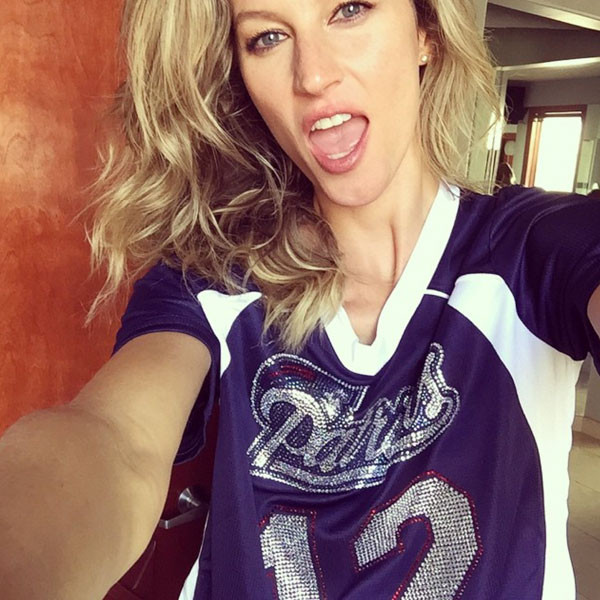 The Scoop on Gisele's Bedazzled Patriots Jersey, Sold Out Plaid