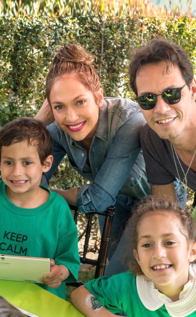 Jennifer Lopez and Marc Anthony Reunite to Celebrate Their Twins' 7th