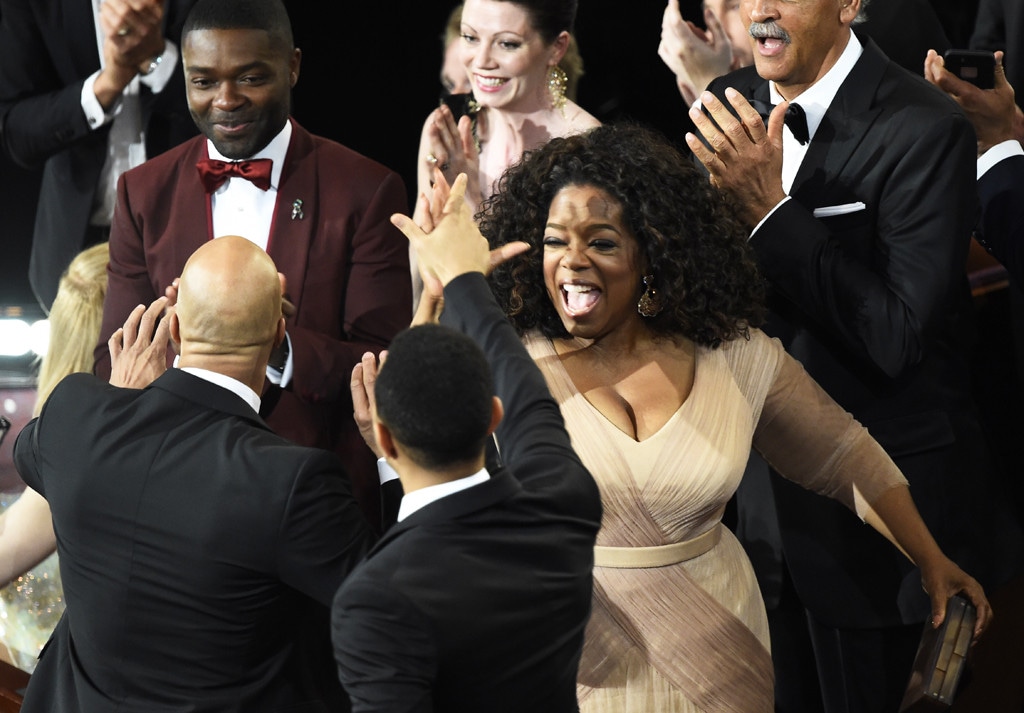 Oprah Winfrey, David Oyelowo, Common, John Legend, 2015 Academy Awards, Candids