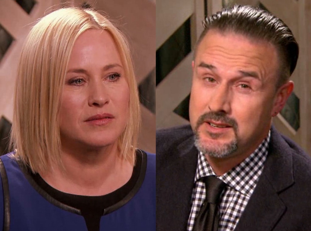 Patricia Arquette Interviewed By Emotional David Arquette Watch E Online Patricia Arquette Interviewed By Emotional David Arquette Watch E Online