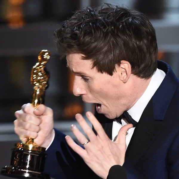 Eddie Redmayne, 2015 Academy Awards, Winner