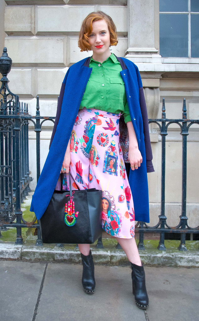 Tara Scott from Street Style at London Fashion Week Fall 2015 | E! News