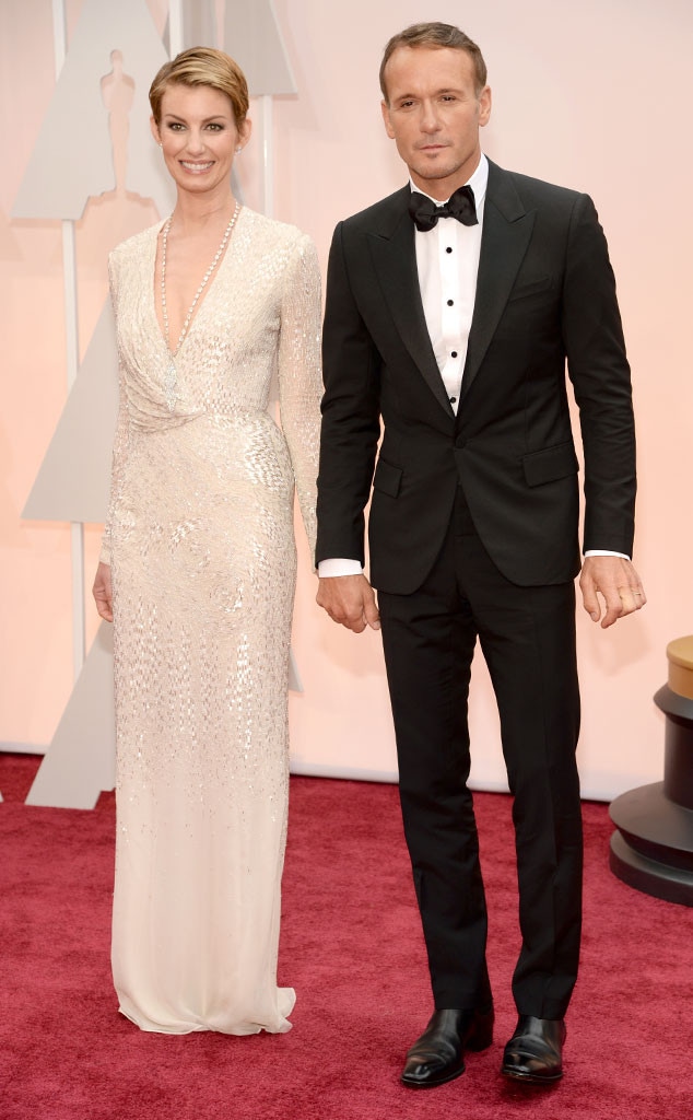 Faith Hill, Tim McGraw, 2015 Academy Awards, Couples