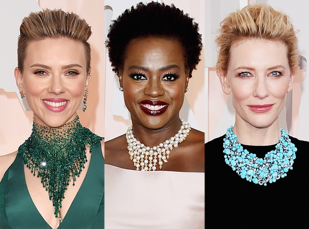 Cate Blanchett, Scarlett Johansson, Viola Davis, 2015 Academy Awards