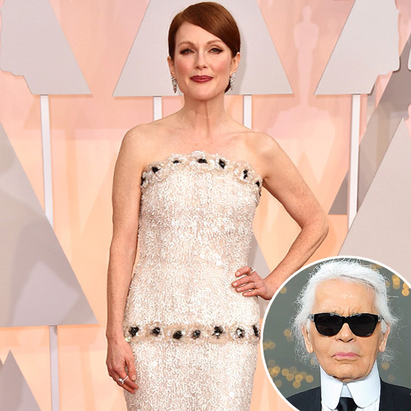 Scoop! Karl Lagerfeld Talks Julianne Moore's Custom Oscar Dress