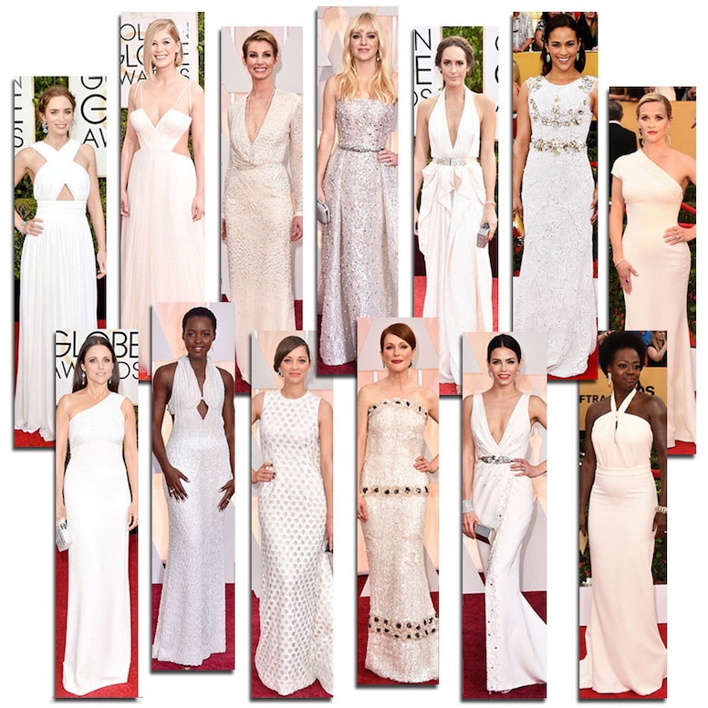 Award Show White Dresses