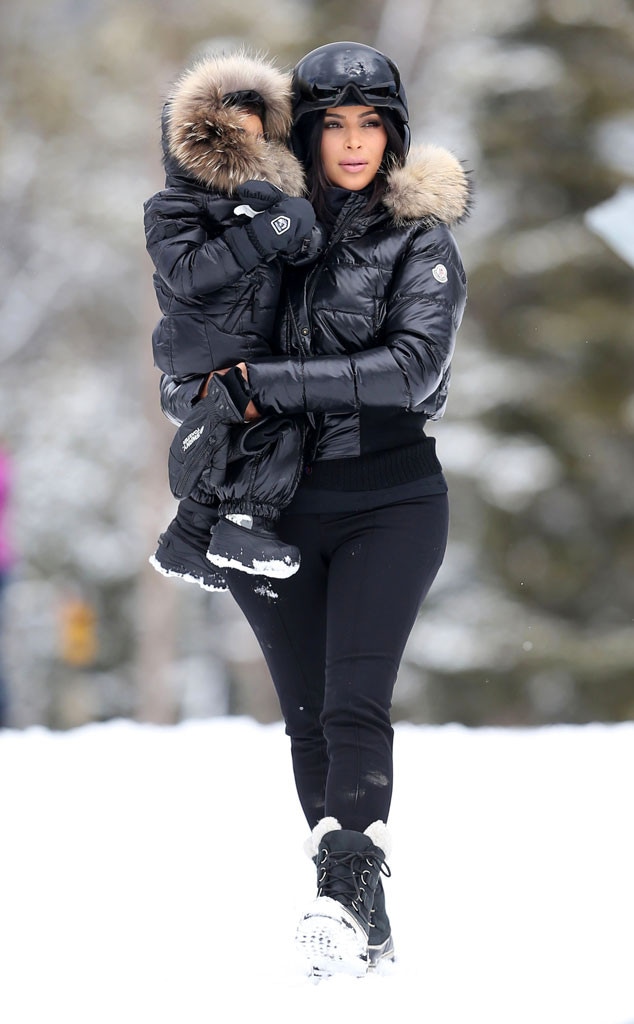 North Face Kim Kardashian Winter Jacket Sale Kim K Blue North Face