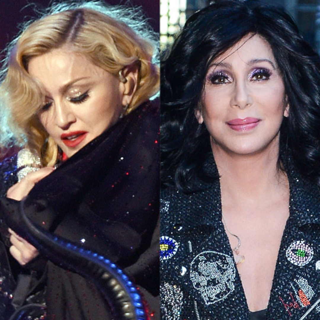 Cher Praises Madonna for Continuing Performance After Epic Fall - E ...