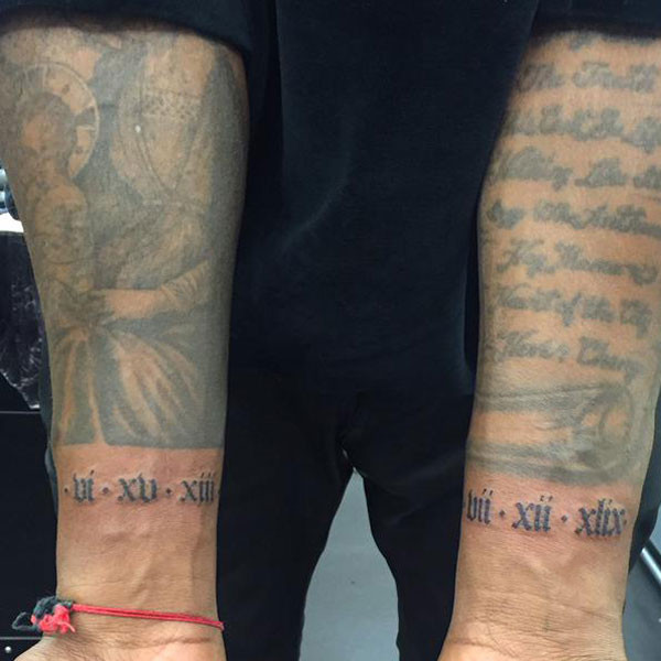 Kanye West Gets New Tattoos In Honor Of His Late Mom And North E Online