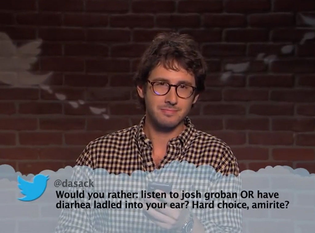 25 Unforgettable Mean Tweets From Jimmy Kimmel Live E News 5992