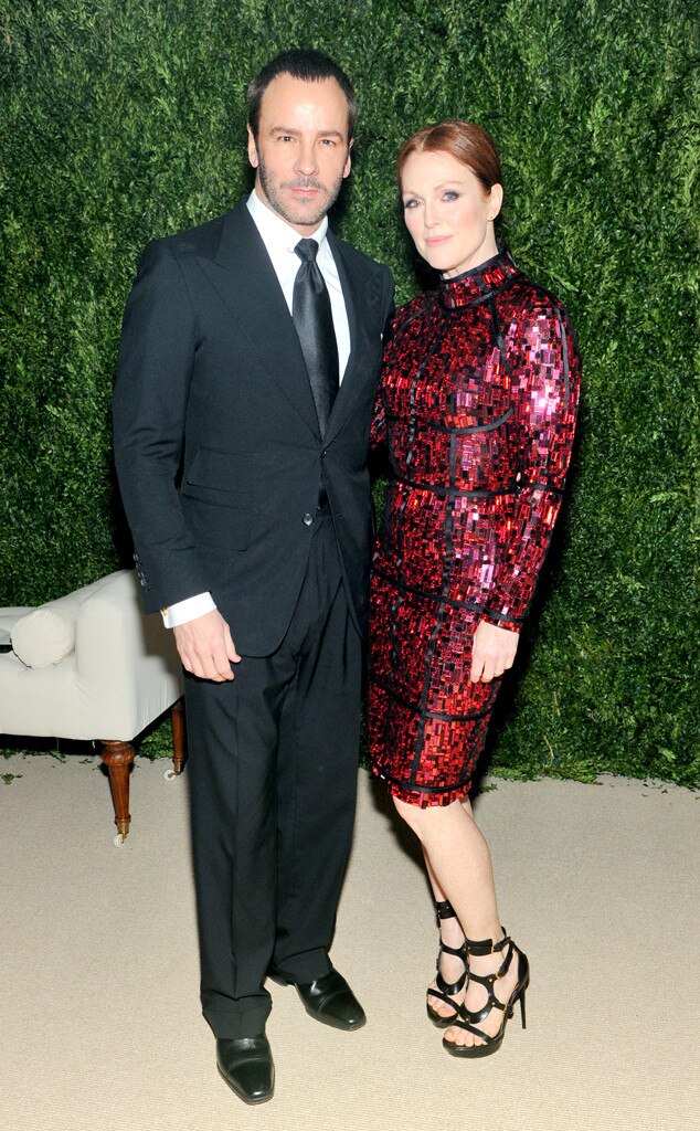 Tom Ford & Julianne Moore from Celebs And Their Fashion Designer ...