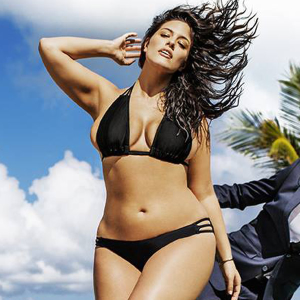 Sports Illustrated swimsuit edition features ad with plus-sized