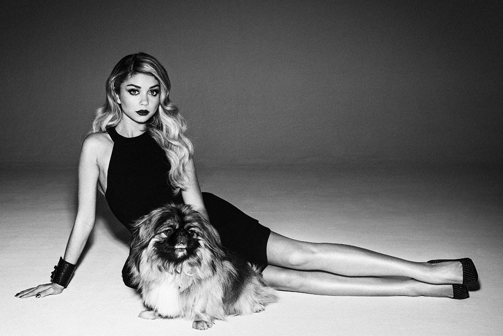 Cover Girl from Sarah Hyland's Racy Galore Photo Shoot | E! News