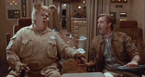 Image result for spaceballs laughing gif