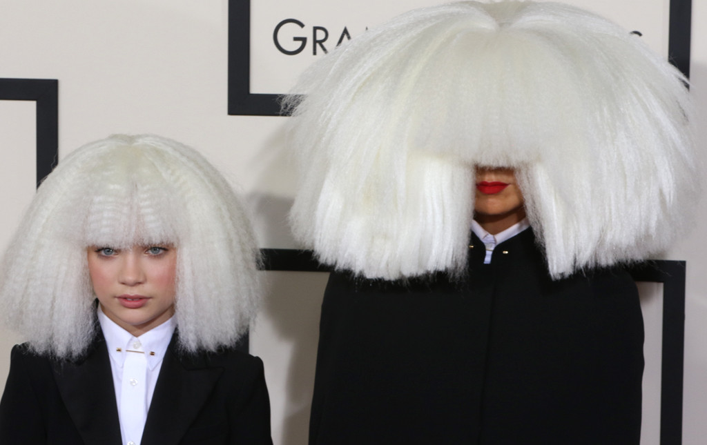 Sia & Maddie Ziegler from E! Style Collective on the 2015 Grammys Red ...