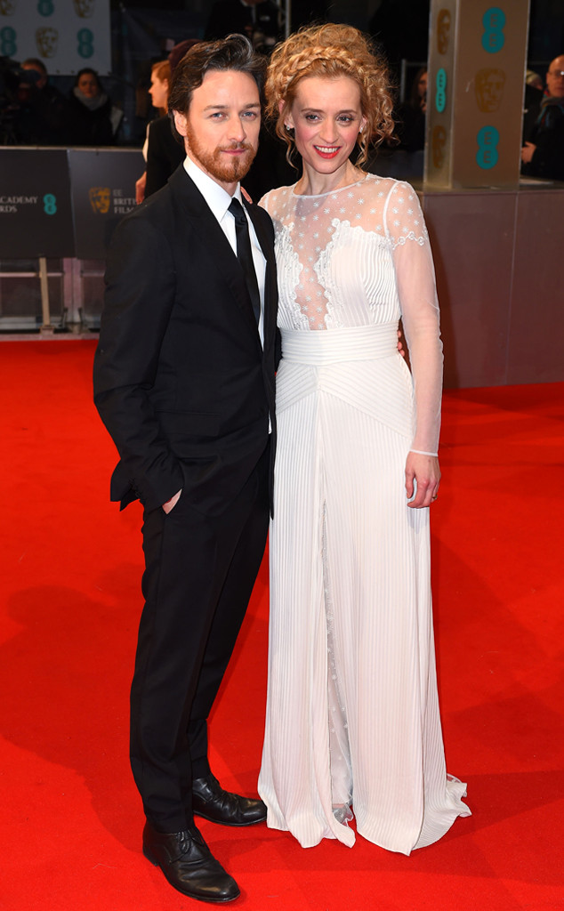 James McAvoy & Anne Marie Duff from 2015 BAFTA Film Awards: Red Carpet ...